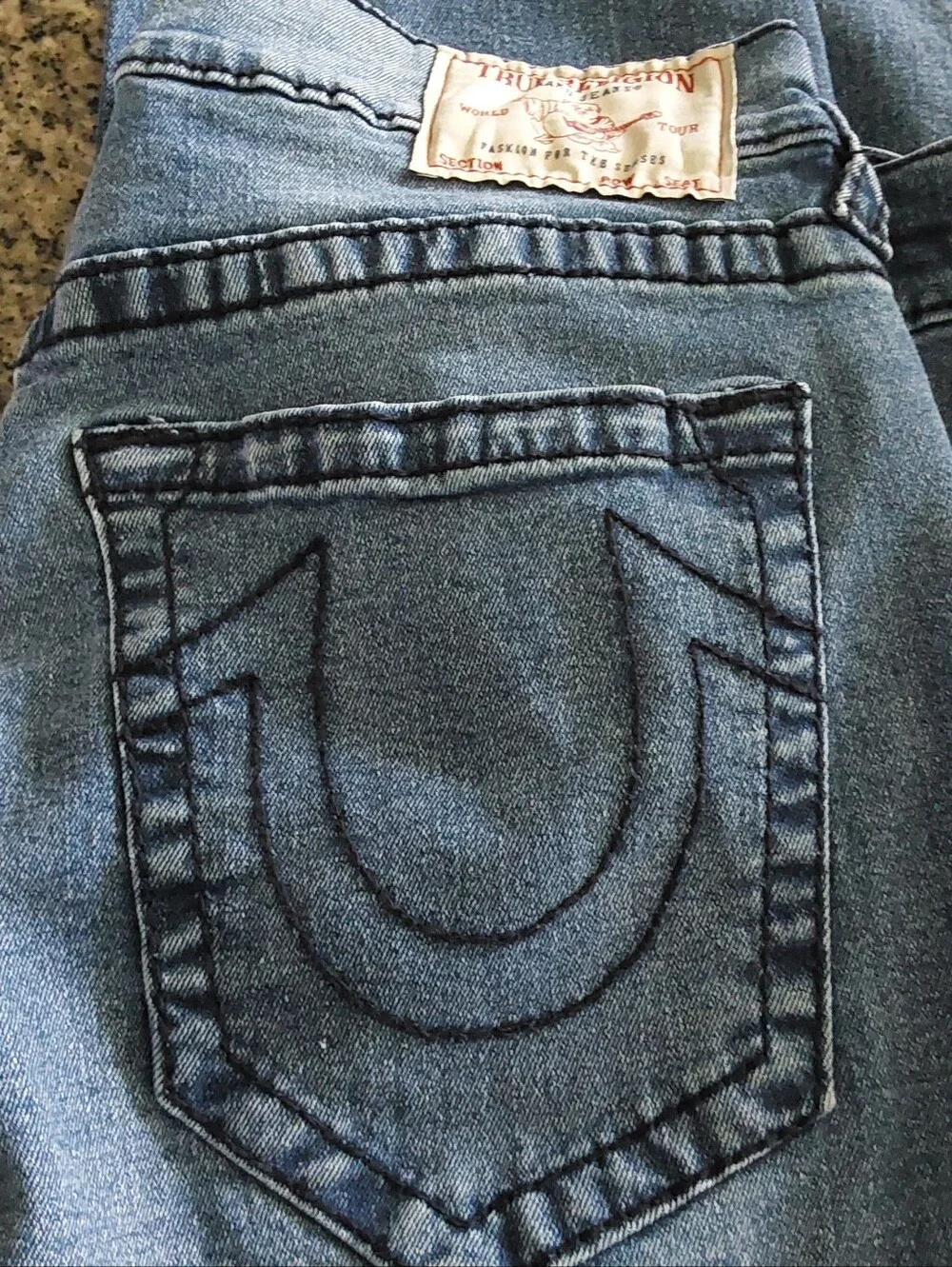 True Religion light wash